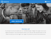 Tablet Screenshot of iddink.be